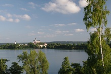 Monastery over Wigry lake
