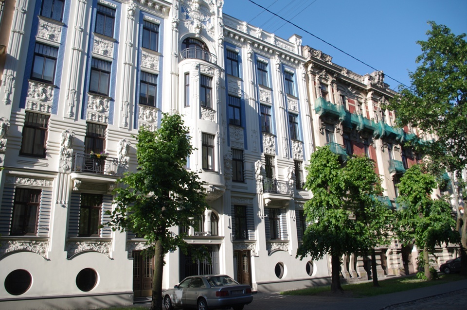 Riga is famous for Art Noveau architecture