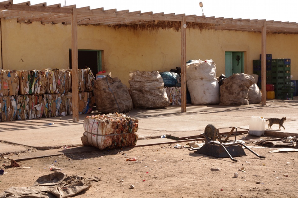 Hard to believe, but there is recycling in Nuweiba 