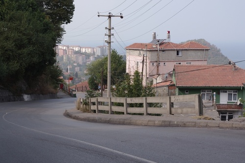 Miejskie pagóry w okolicy Zonguldak